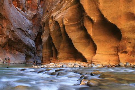 Narrows Virgin River Zion Park