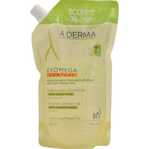 Kjøp A Derma Exomega Control Shower Oil Refill 500 ml Mecindo