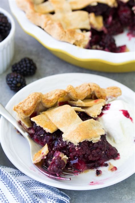 Blackberry Pie Kristines Kitchen