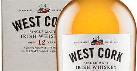 West Cork Single Malt Irish Whiskey RUM CASK FINISHED 43 Vol 0 7l In