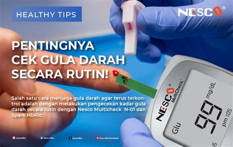 MENGAPA PERLU CEK GULA DARAH RUTIN DAN SEBERAPA PENTINGKAH UNTUK CEK