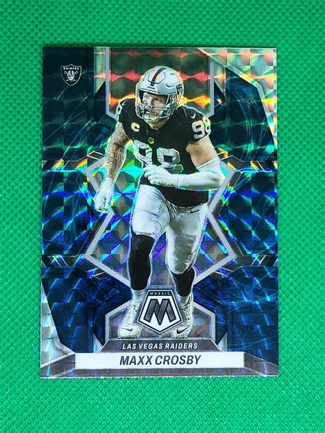 Mavin 2022 Panini Mosaic Maxx Crosby Genesis 119 RAIDERS