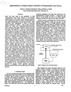 Fillable Online Ntrs Nasa Implementation Of Adaptive Digital