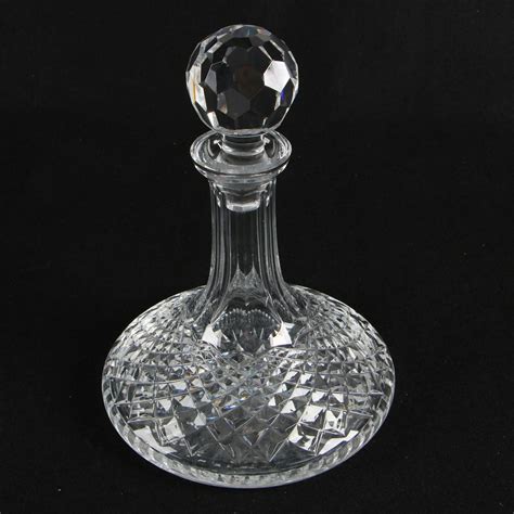 Waterford Crystal Alana Ships Decanter Ebth