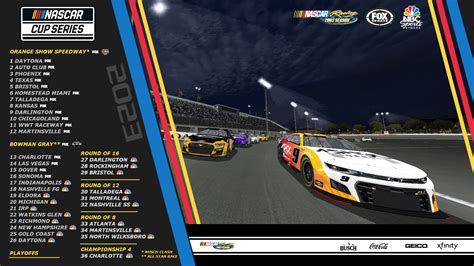 My Version Of The 2023 NASCAR Schedule That I'll Be Using In My Second ...