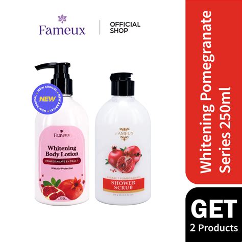 Jual Fameux Paket Body Care Whitening Pomegranate Series Whitening