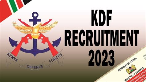 Kdf Recruitment 2023 [how To Apply And Job Requirements] Youtube