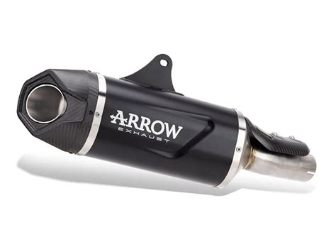 72644AKN INDY RACE EVO ALUMINIUM DARK CARBON ARROW SCHALLDÄMPFER