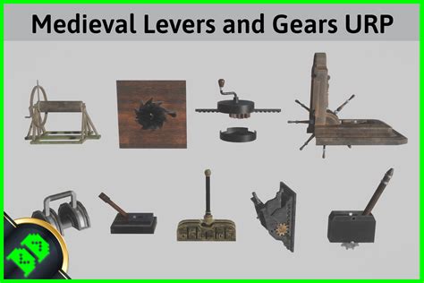 Medieval Levers And Gears Urp 3d Props Unity Asset Store