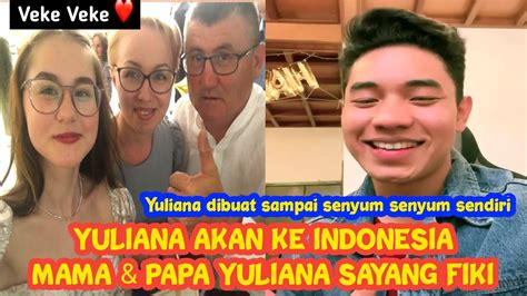 Yuliana Akan Ke Indonesia Fiki Naki Sudah Di Sayang Mama Papa