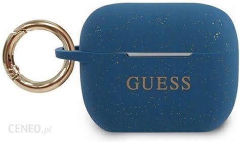 Guess GUACAPSILGLBL AirPods Pro Cover Niebieski Bl 11891563510 Etui