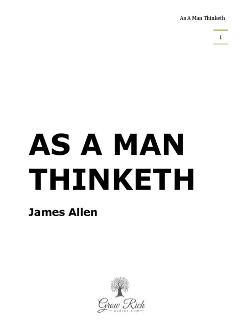 As A Man Thinketh Pdf Virtue Mind