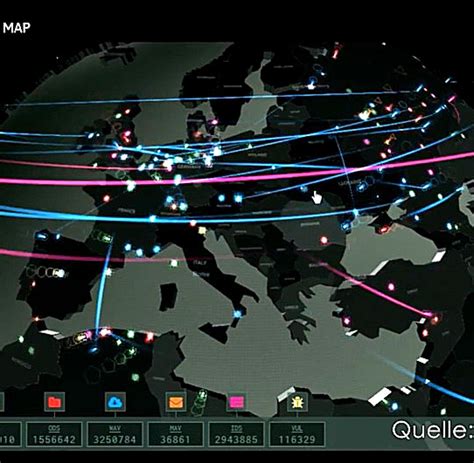 Cyberthreat Real-Time Map - Eirian Eurig