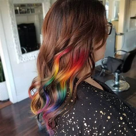 50 Stunning Rainbow Hair Color Styles Trending Now The Cuddl