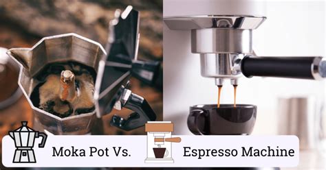 Moka Pot Vs. Espresso Machine (Key Facts)