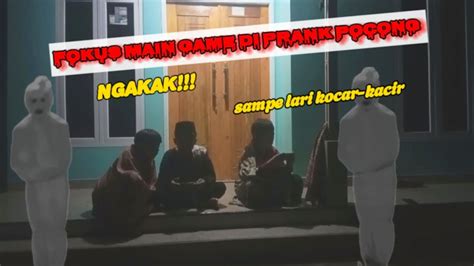 Prank Pocong Bocil Lagi Main Game Ef Ef Ngakak Lari Kocar Kacir