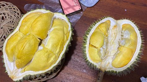 CHALLENGES MUKBANG Durian Duri Hitam Musang King Masmuar Dan Bawor