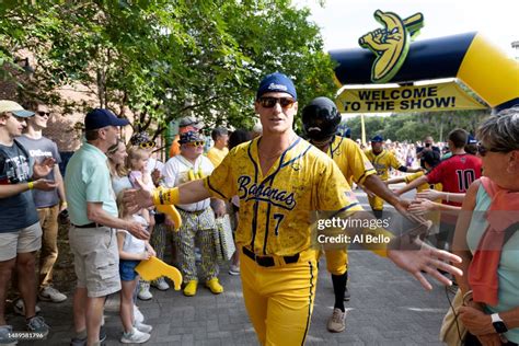 The Savannah Bananas March In A Parade To Meet The Fans Before Their