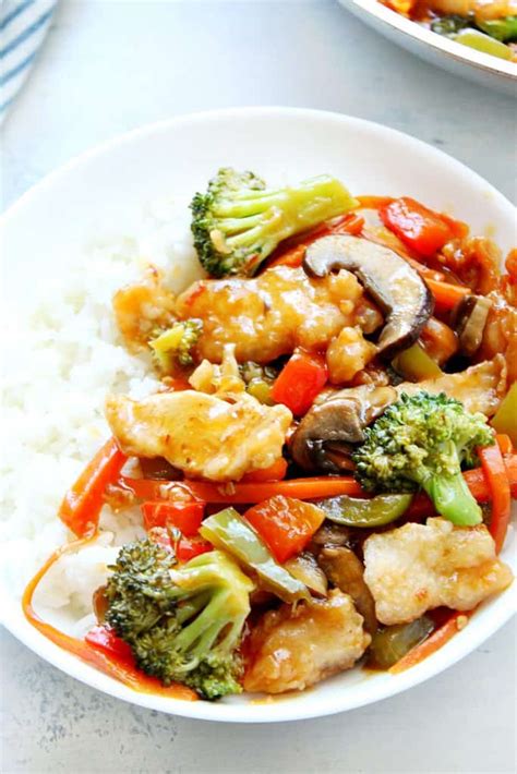 Easy Hunan Chicken Crunchy Creamy Sweet