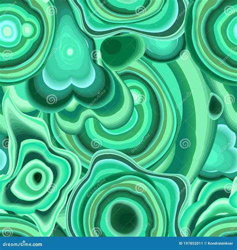 Malachite Seamless Background Tile Royalty Free Stock Photo