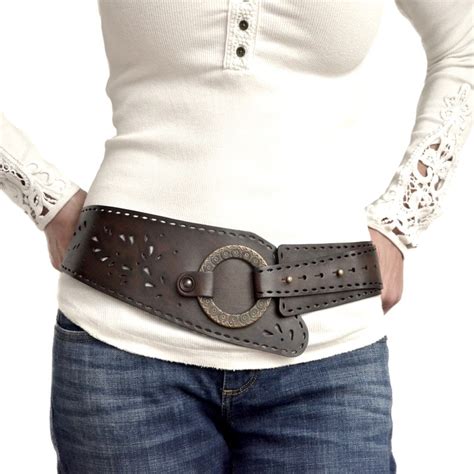 Xxs 5xl Wide Leather Belt Womens Belt Boho Belt Low Waist Belt Etsy