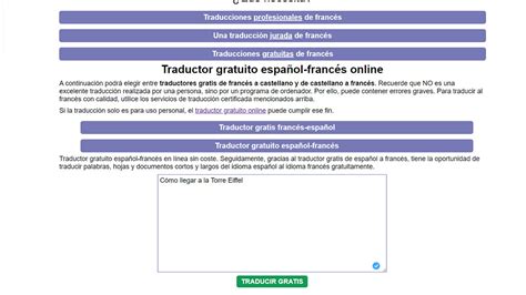 Las 7 mejores páginas de traductor de francés a español gratis