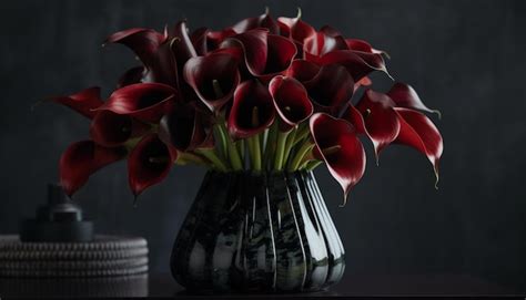 Premium Ai Image A Bouquet Of Multi Colored Tulips Adds Elegance To