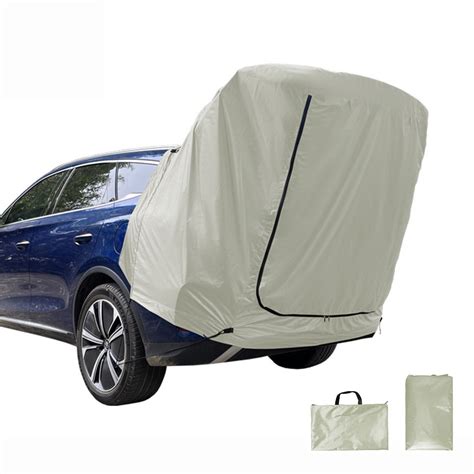 BESHOM Camping SUV Cabana Tent With Awning Shade Car Tailgate Tent Rear