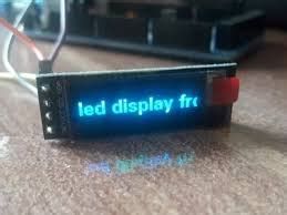 Mini Display Oled Azul X Pixel Polegadas Pinos I C S