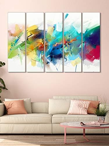 Store Abstract Paintings For Living Room Big Size Framed Wall