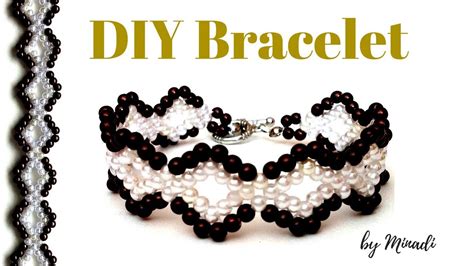 Beaded Bracelet Easy Beading Tutorial Pearl Bracelet Super Easy Tutorial Beginners Beading