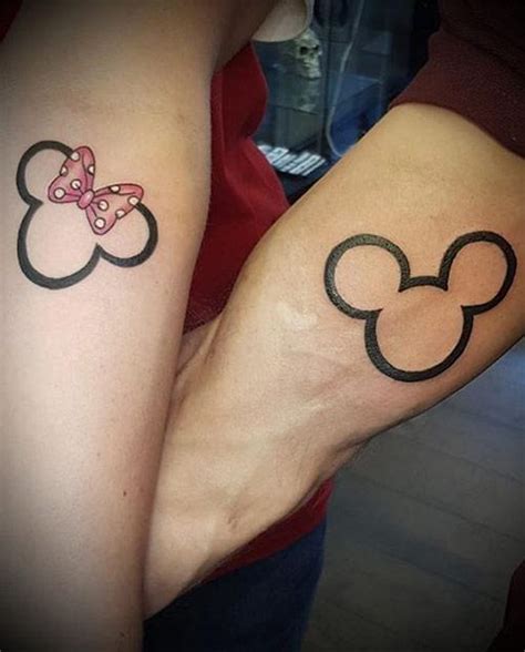 Aggregate More Than Mickey And Minnie Tattoo In Cdgdbentre