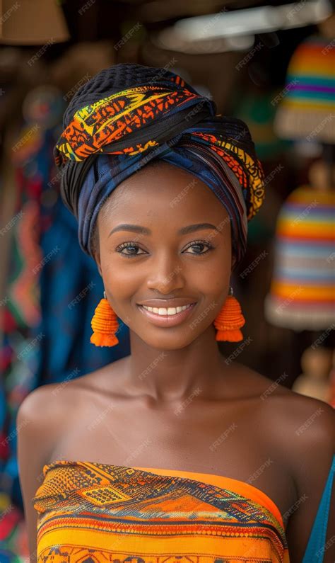 Premium Photo African Beautiful Girl Black Woman With Dark Skin