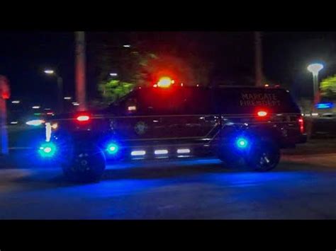 Margate Fire Rescue Battalion Chief Responding Youtube