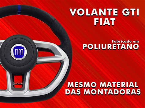 Volante Palio Fire 2007 2008 2009 2010 2011 Gti Logo Azul Frete grátis