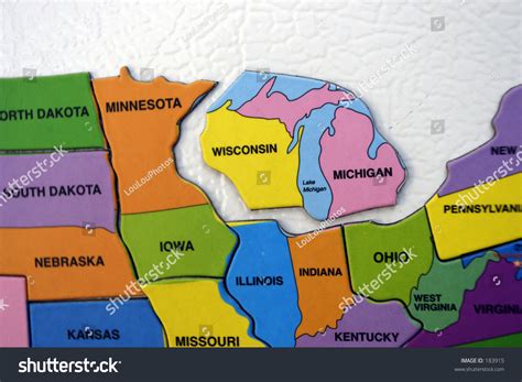 Map Of The Usa, North Central Stock Photo 183915 : Shutterstock