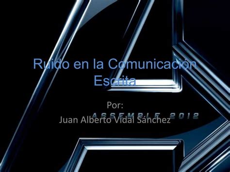 Ruido En La Comunicaci N Escrita Ppt Descarga Gratuita