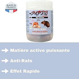 Subito Raticide Professionnel Puissant G Limination Rapide Des