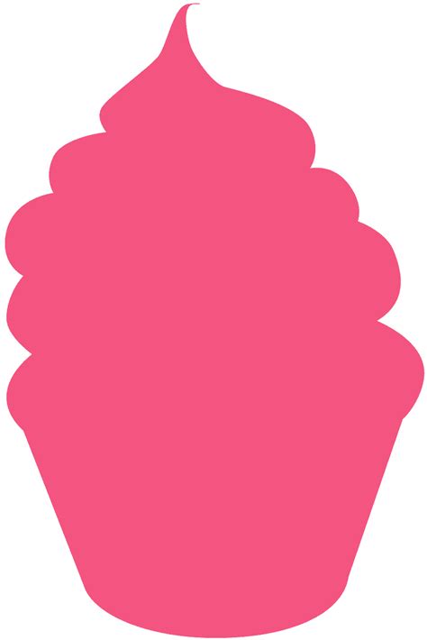 Cupcake Silhouette Vector at Vectorified.com | Collection of Cupcake ...