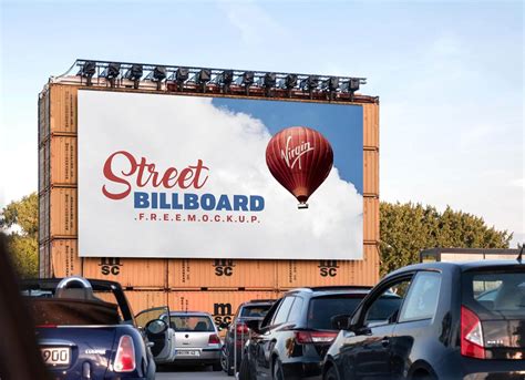 Free Outdoor Advertising Street Billboard Mockup PSD - Good Mockups