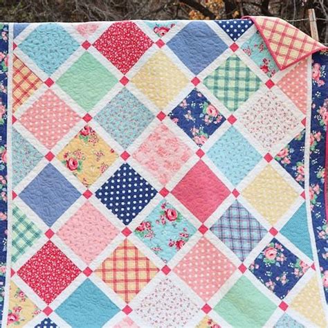 Scrap Happy Rainbow Connection Quilt Pattern Pdf Etsy Panel Quilt