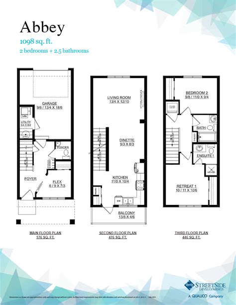 Uplands Townhomes By StreetSide Developments 19605 28 Avenue Floor