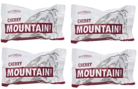Roca Cherry Mountain Bars 4 Pack 16 Oz Creamy Nougat Filling Rich