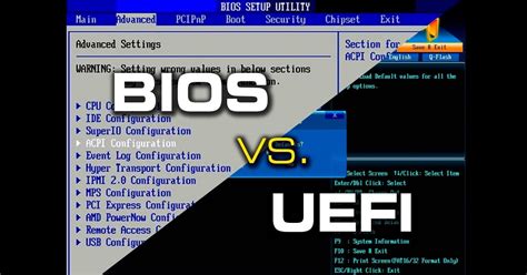 Les Différences Entre Bios Et Uefi David Informaticien Td Concepts