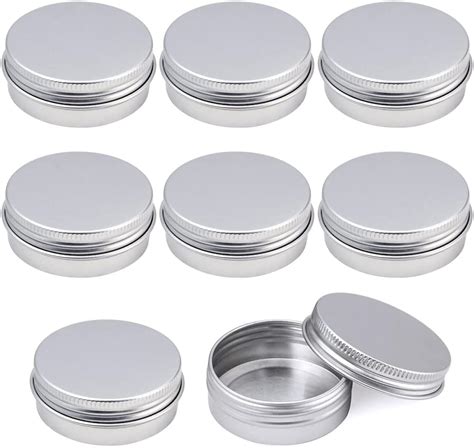 Pi Ces Pots En Aluminium Conteneurs Cosm Tiques Vide Pots De Voyage