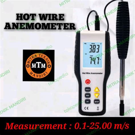 Jual Alat Ukur Portable Digital Wind Speed Hot Wire Anemometer Hti Jakarta Selatan Mitra