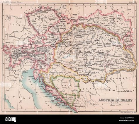 Home Décor Globes Maps Home Living Antique Map of Austria Hungary