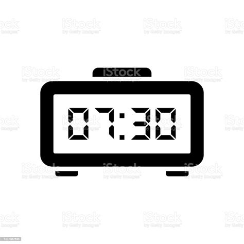 Alarm Clock Icon Vector Design Template Simple And Modern Stock