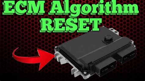 How To Reset Ecu Algorithm How To Reset Ecm Control Module Youtube