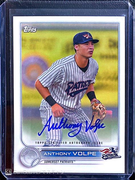 Yahoo Anthony Volpe Topps Pro Debut Auto Rc Ya